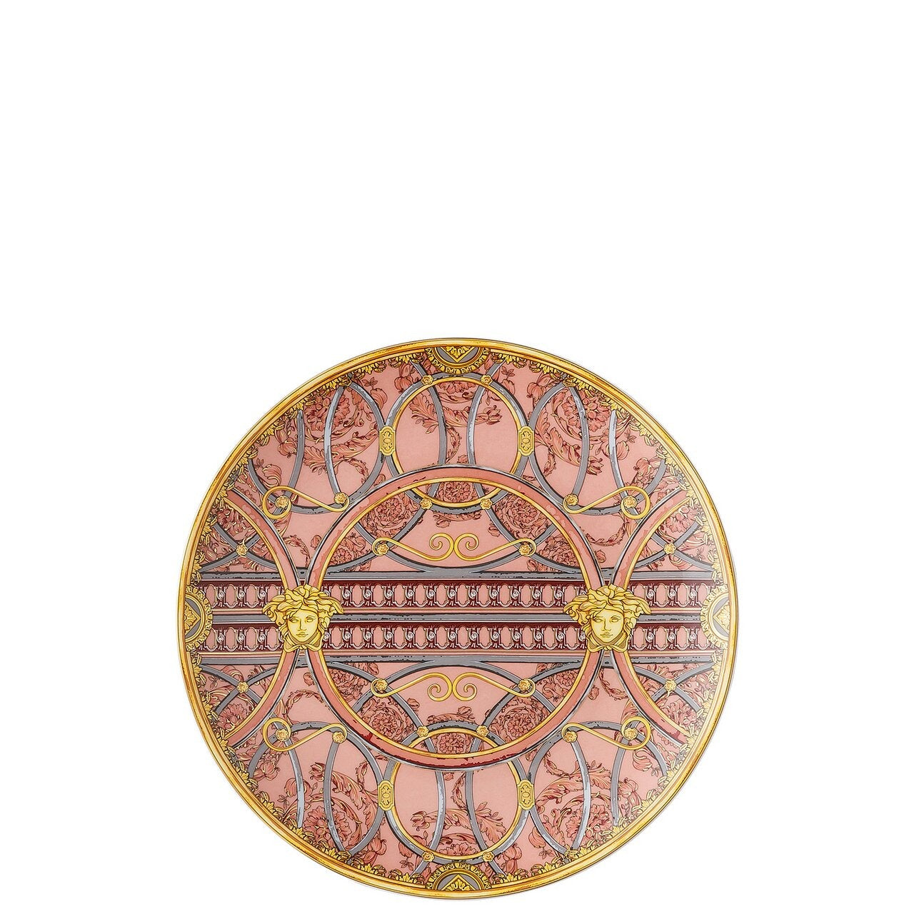 Versace Scala Palazzo Rosa Plate 21 cm – front view