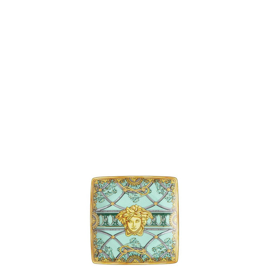 Versace Scala Palazzo Verde Bowl 12 cm sq. flat – front view