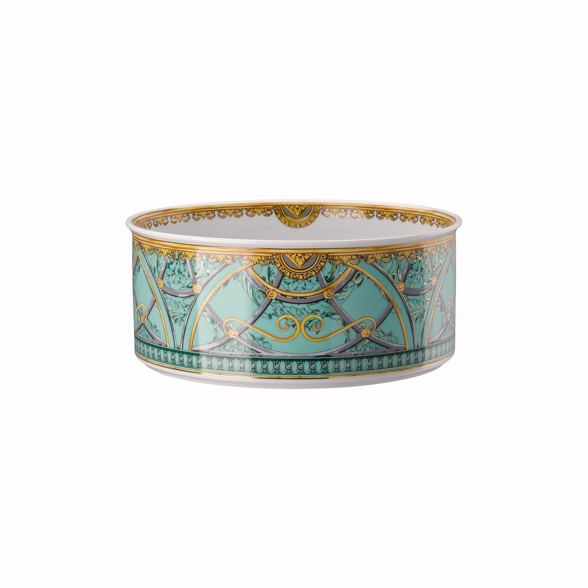 Versace Scala Palazzo Verde Bowl 22 cm – front view