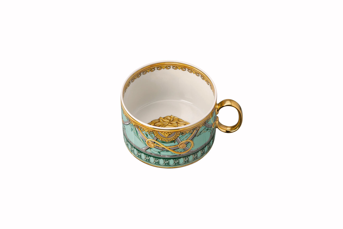 Versace Scala Palazzo Verde Cup/Saucer 4 low – alternate view