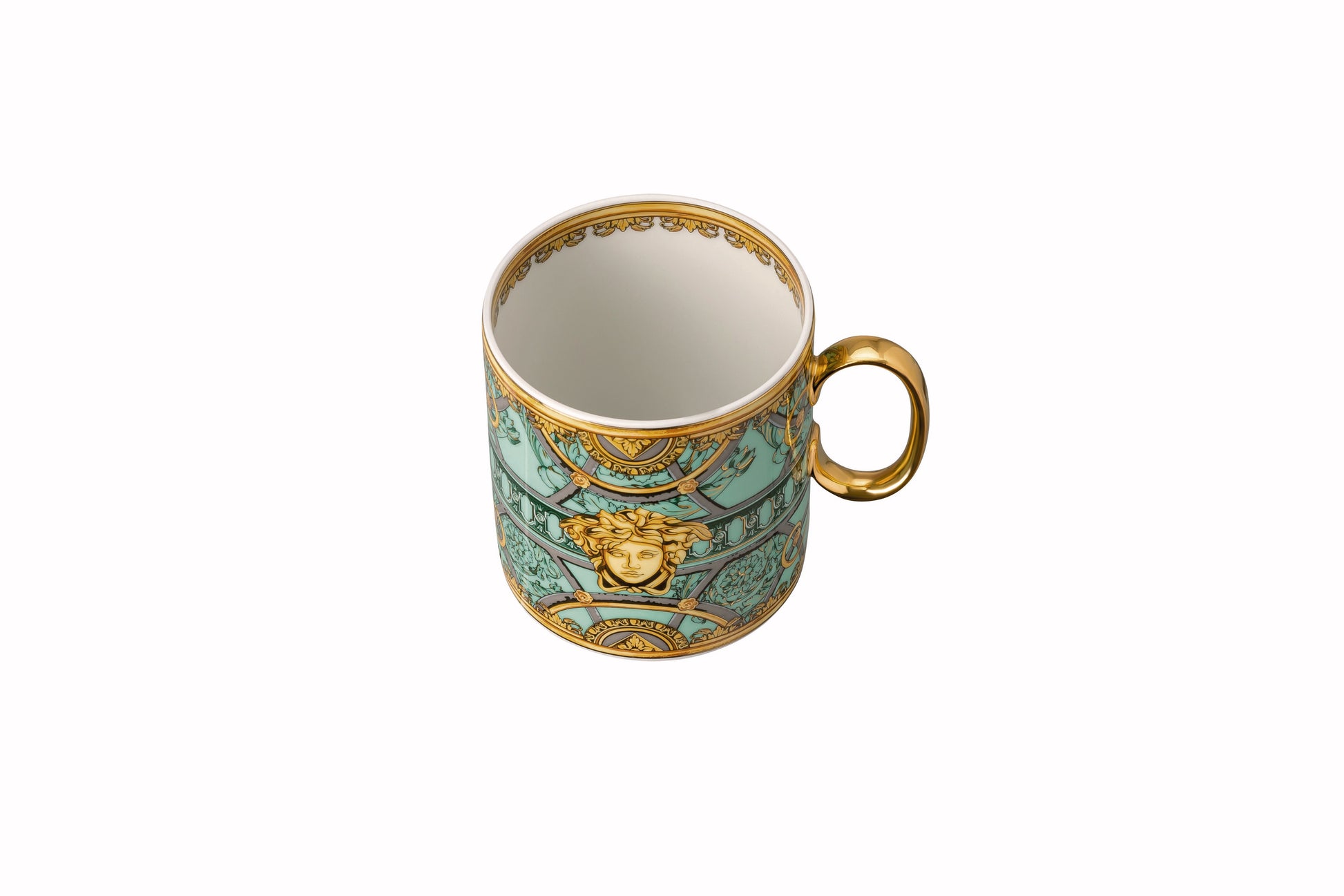 Versace Scala Palazzo Verde Cup/Saucer 4 tall – alternate view