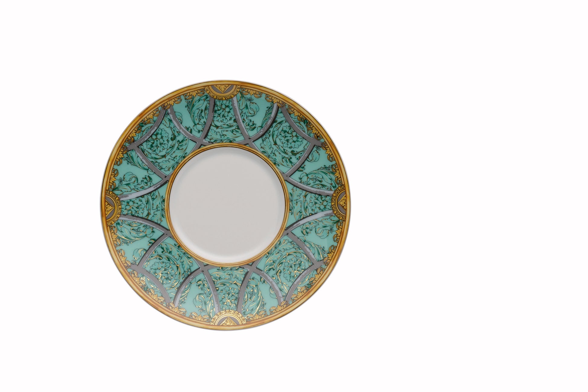 Versace Scala Palazzo Verde Cup/Saucer 4 tall – alternate view