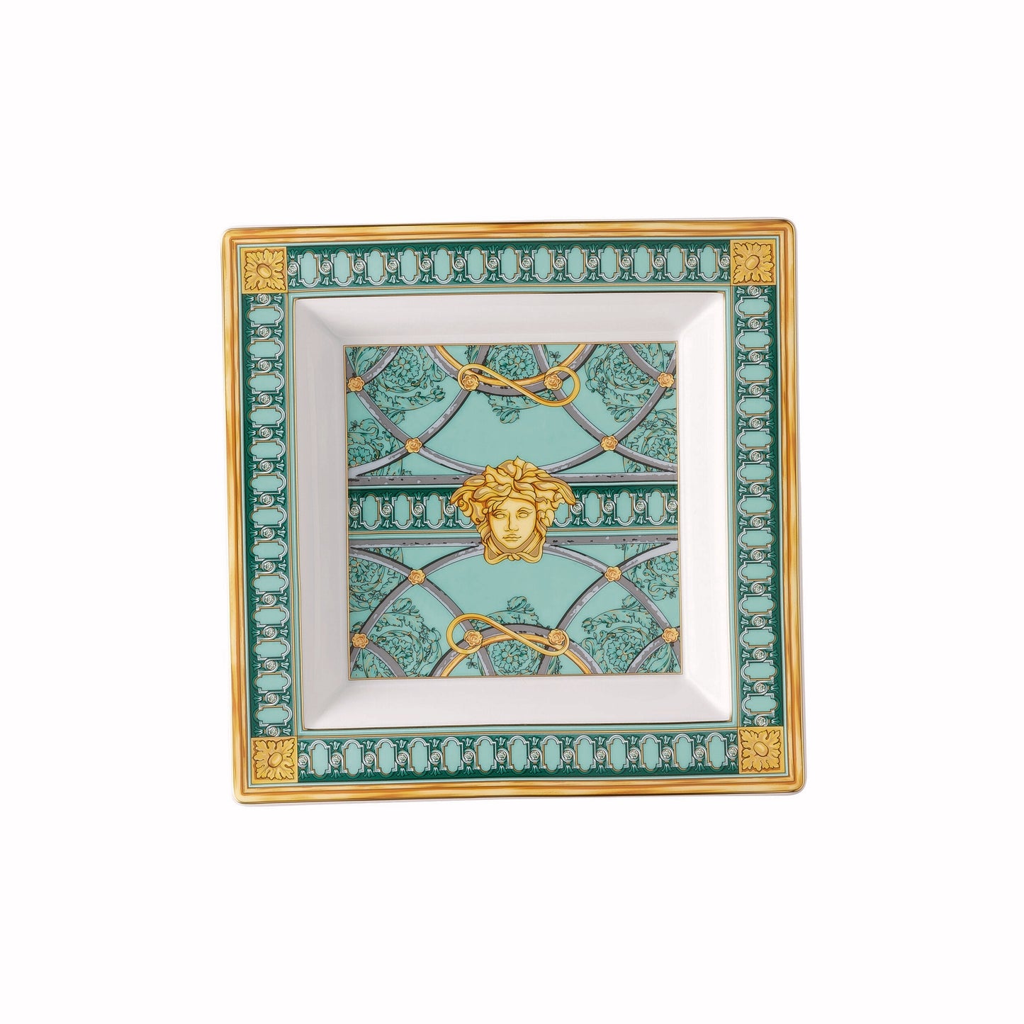 Versace Scala Palazzo Verde Dish 22 cm – alternate view