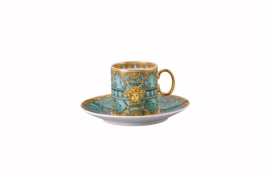 Versace Scala Palazzo Verde Espresso Cup/Sauc. – alternate view