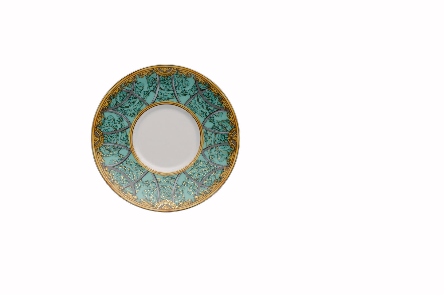 Versace Scala Palazzo Verde Espresso Cup/Sauc. – alternate view