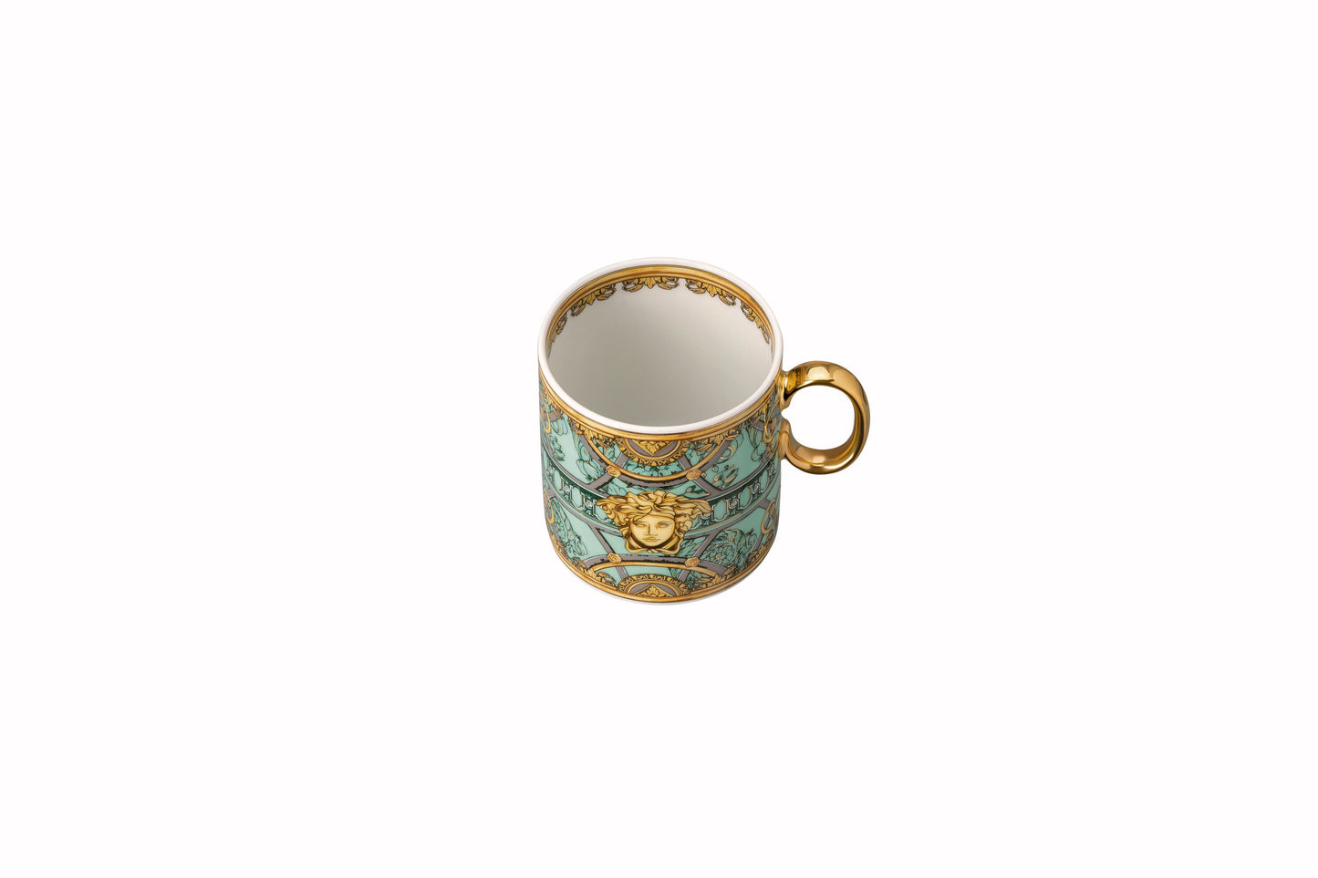 Versace Scala Palazzo Verde Espresso Cup/Sauc. – alternate view