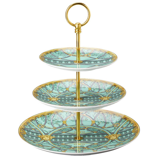 Versace Scala Palazzo Verde Etagere 3 tiers – front view