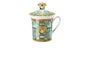 Versace Versace Scala Palazzo Verde 30 Years Anniversary lidded mug front view