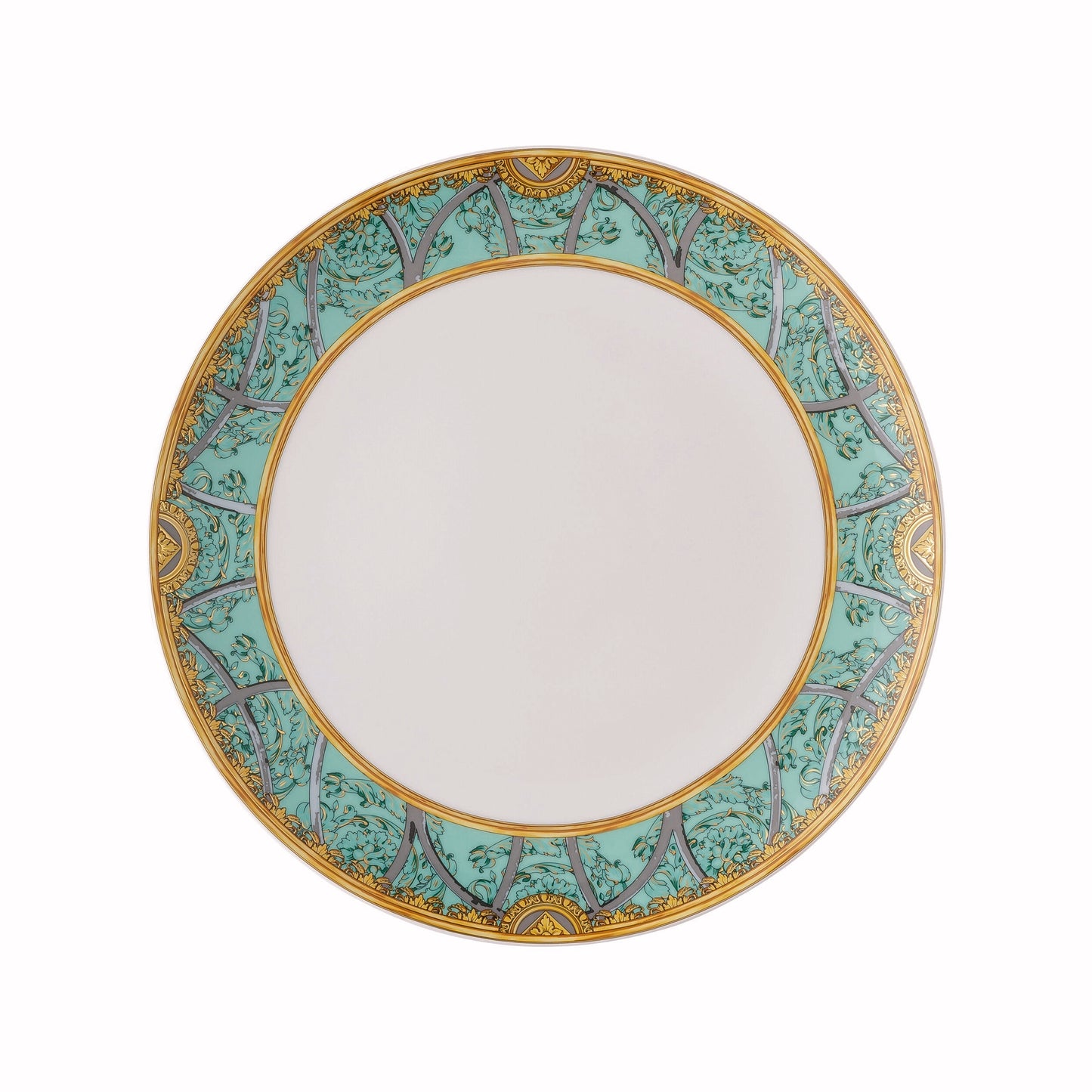 Versace Scala Palazzo Verde Plate 28 cm – alternate view