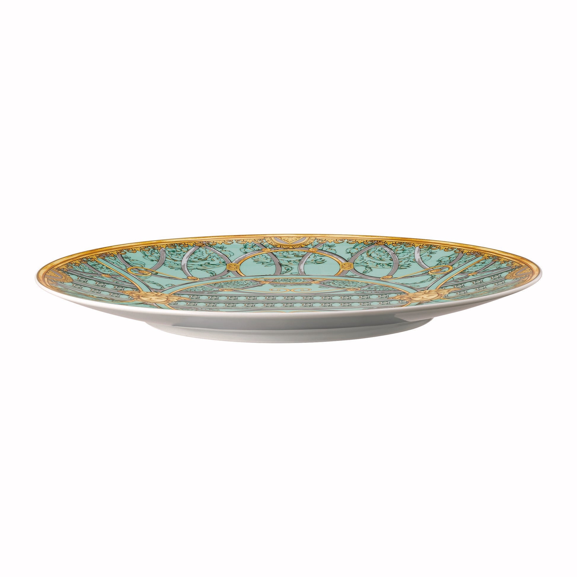 Versace Scala Palazzo Verde Service Plate 33 cm – alternate view