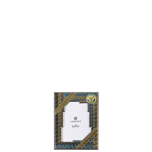Versace VHF1 – Blue/Gold Picture Frame 9x13 cm - Front View
