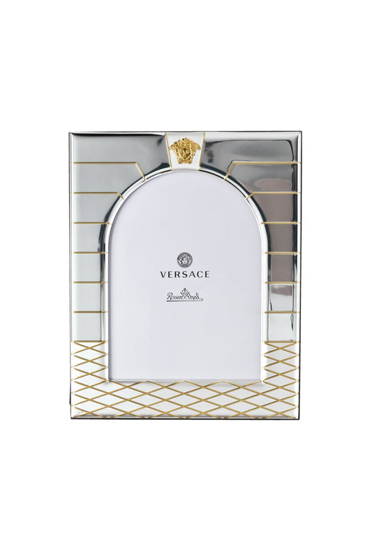 Versace VHF5 – Silver & Gold Picture Frame 13x18 cm - Front View