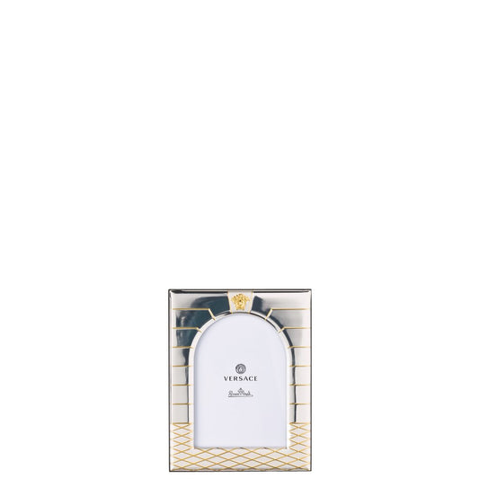 Versace VHF5 – Silver & Gold Picture Frame 9x13 cm - Front View