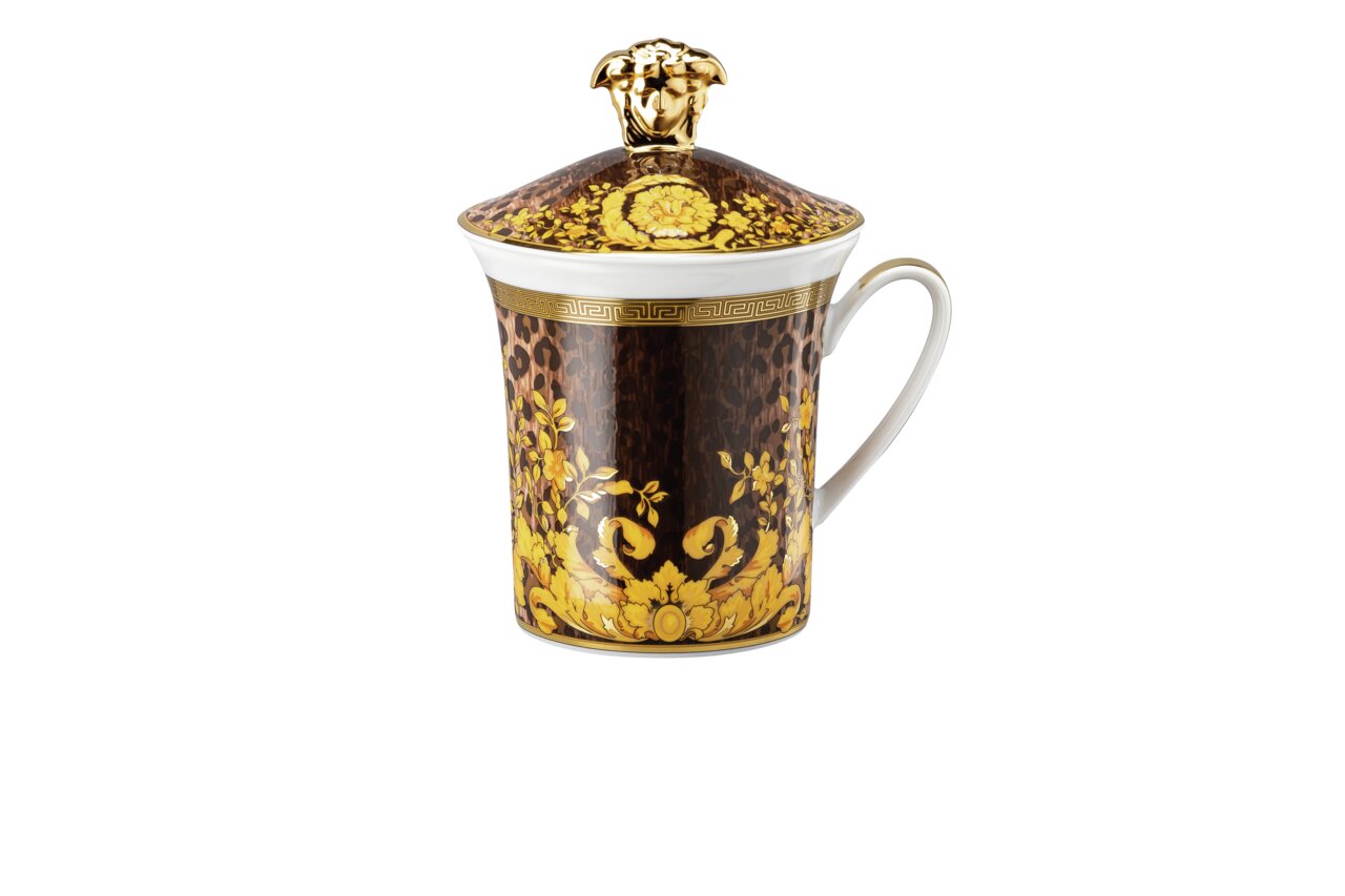 Versace Versace Wild Floralia 30 Years Anniversary lidded mug front view