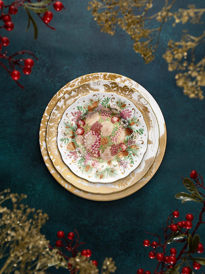 Royal Crown Derby Holiday Bouquet Accent Plate (21cm) – alternate official product image